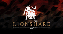 Desktop Screenshot of lionshare.co.za